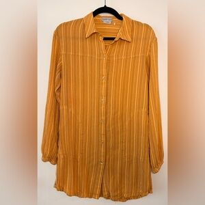 prANA Fernie Shirt Deep Solstice
Stripe Button Down Tunic Pockets Size
Snall